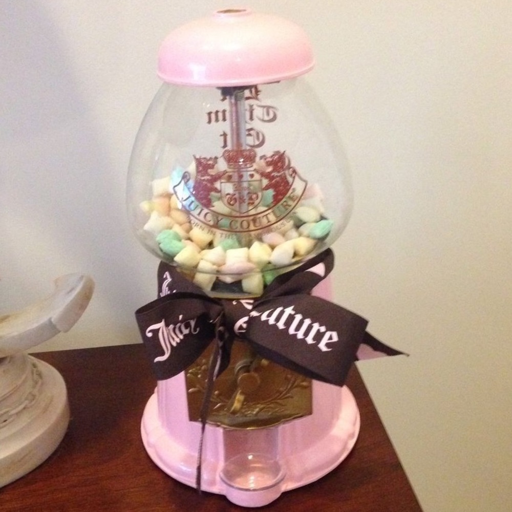 Juicy Couture gum ball machine